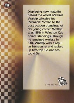 1995 Press Pass #117 Michael Waltrip's Car Back