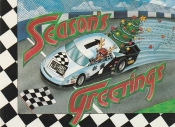 1995 Press Pass #NNO Season's Greetings Post Card Front
