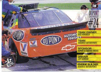 1995 Press Pass #38 Jeff Gordon's Car Back