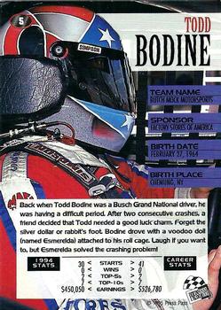1995 Press Pass #5 Todd Bodine Back