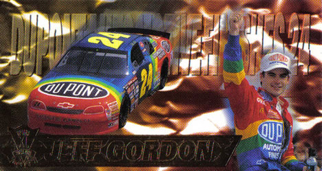 1995 Press Pass Optima XL #8 Jeff Gordon Front