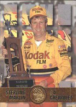 1995 Press Pass Premium #12 Sterling Marlin Front