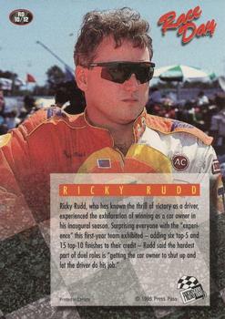 1995 Press Pass - Race Day #RD10 Ricky Rudd Back