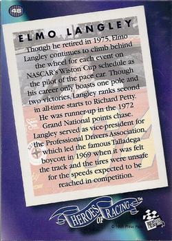 1995 Press Pass VIP #48 Elmo Langley Back