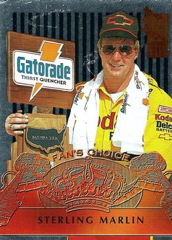 1995 Press Pass VIP - Fan's Choice #FC5 Sterling Marlin Front