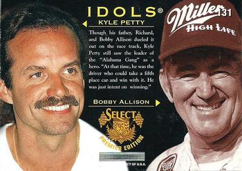 1995 Select #131 Bobby Allison / Kyle Petty Back