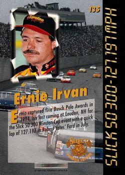 1995 Select #135 Ernie Irvan Back