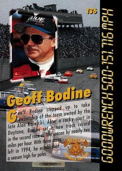 1995 Select #136 Geoff Bodine Back