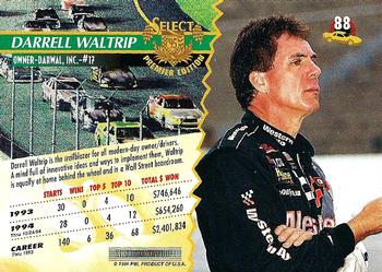 1995 Select #88 Darrell Waltrip Back