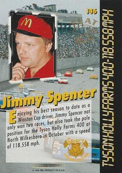 1995 Select - Flat Out #146 Jimmy Spencer Back
