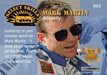 1995 Select - Select Skills #SS2 Mark Martin Back