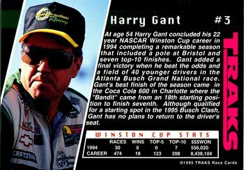 1995 Traks #3 Harry Gant Back