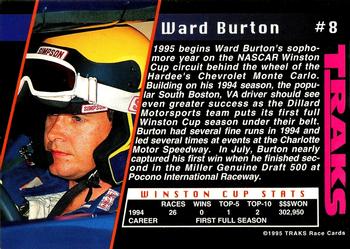 1995 Traks #8 Ward Burton Back