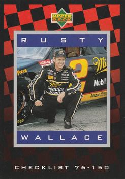 1995 Upper Deck #150 Rusty Wallace Front