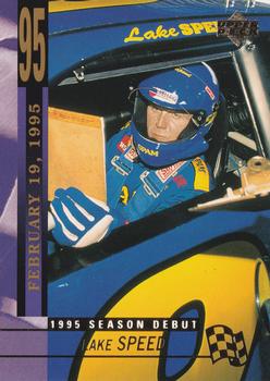 1995 Upper Deck #235 Lake Speed Front