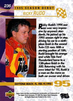 1995 Upper Deck #236 Ricky Rudd Back