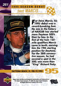 1995 Upper Deck #261 Dave Marcis Back