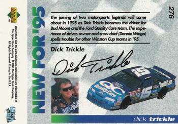 1995 Upper Deck #276 Dick Trickle Back