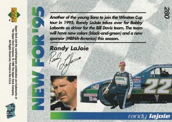 1995 Upper Deck #280 Randy LaJoie Back