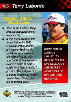 1995 Upper Deck #185 Terry Labonte Back