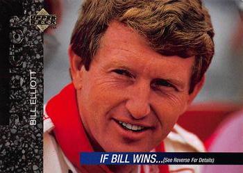 1995 Upper Deck - Predictors: Race Winners #P5 Bill Elliott Front