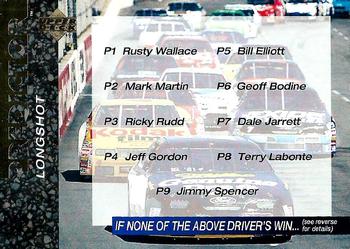 1995 Upper Deck - Predictors: Race Winners #P10 Race Winner Longshot Front