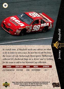 1995 SP #107 Jeremy Mayfield's Car Back