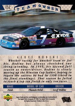 1995 SP #132 Geoff Bodine Back