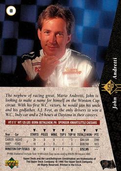 1995 SP #69 John Andretti Back