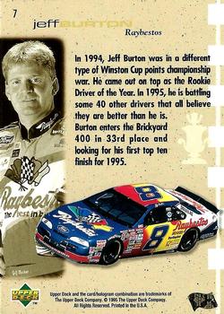 1995 SP #7 Jeff Burton Back