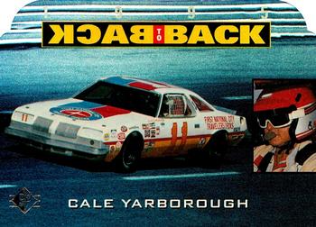 1995 SP - Back-To-Back #BB2 Cale Yarborough Front