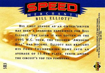 1995 SP - Speed Merchants #SM3 Bill Elliott Back
