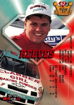 1995 Wheels Crown Jewels #62 Stevie Reeves Back