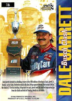 1996 Action Packed Credentials #16 Dale Jarrett Back