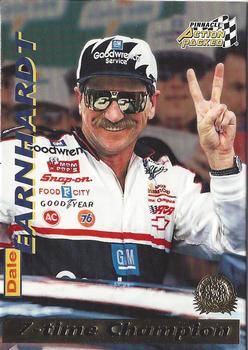 1996 Action Packed Credentials #10 Dale Earnhardt Front
