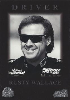 1996 Action Packed Credentials #24 Rusty Wallace Front