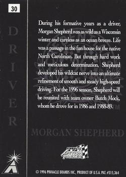 1996 Action Packed Credentials #30 Morgan Shepherd Back