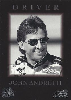 1996 Action Packed Credentials #37 John Andretti Front