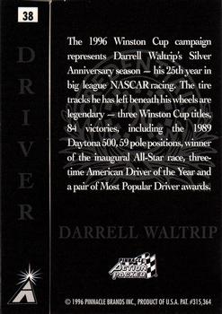1996 Action Packed Credentials #38 Darrell Waltrip Back