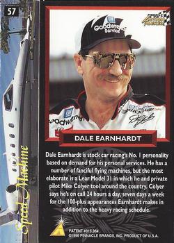 1996 Action Packed Credentials #57 Dale Earnhardt Back