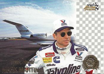 1996 Action Packed Credentials #62 Mark Martin Front