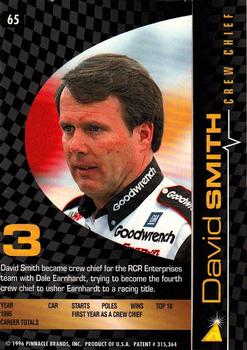 1996 Action Packed Credentials #65 David Smith Back
