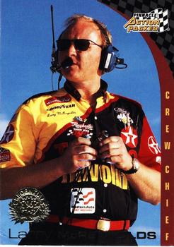 1996 Action Packed Credentials #68 Larry McReynolds Front