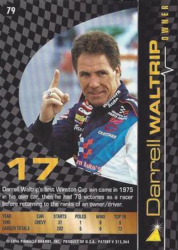 1996 Action Packed Credentials #79 Darrell Waltrip Back