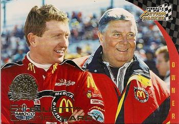 1996 Action Packed Credentials #81 Bill Elliott / Charles Hardy Front