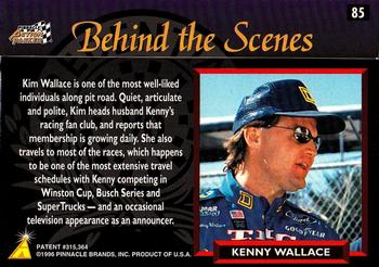 1996 Action Packed Credentials #85 Kim Wallace Back
