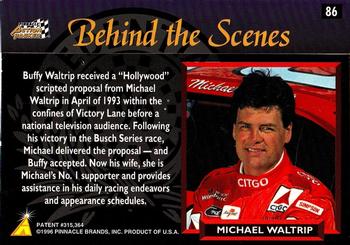 1996 Action Packed Credentials #86 Buffy Waltrip Back