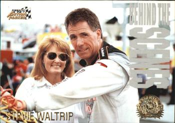 1996 Action Packed Credentials #90 Stevie Waltrip / Darrell Waltrip Front