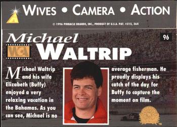 1996 Action Packed Credentials #96 Michael Waltrip Back