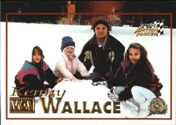 1996 Action Packed Credentials #97 Kenny Wallace / Brandy Wallace / Brittany Wallace / Brooke Wallace Front
